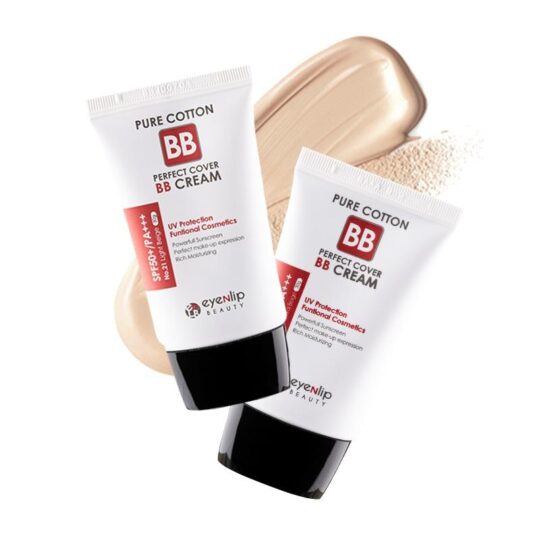 Pure Cotton Perfect Cover BB Cream (SPF50+/PA+++) No. 21 Light Beige 30